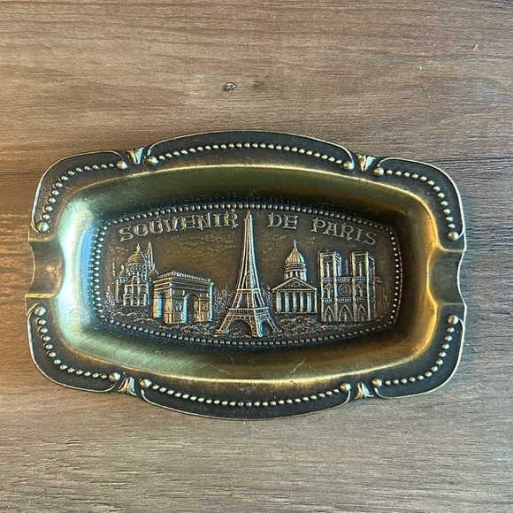 Other - Vintage metal ashtray - French ashtray - Souvenir de Paris
